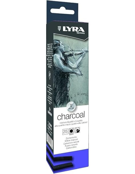 ▷ *SET 25 CARBONCILLOS MEDIANOS LYRA | Taine - Imagen 1