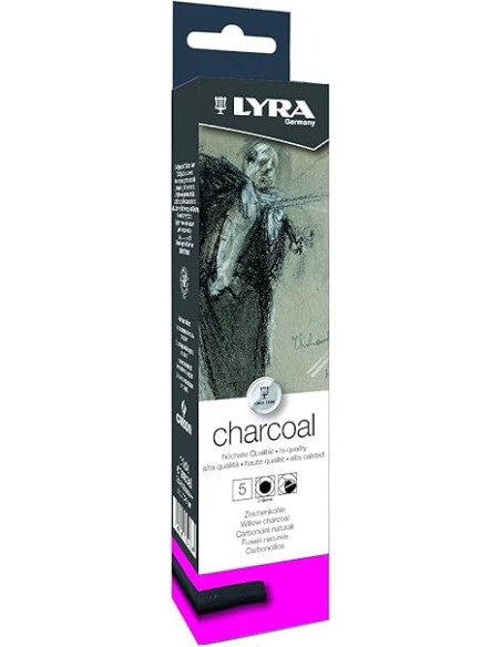 ▷ *SET 5 CARBONCILLOS GRUESO LYRA | Taine - Imagen 1