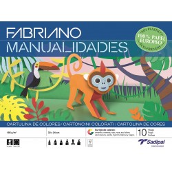 Imagen 1 - ▷ CUADERNO FABRIANO MANUALIDADES CARTULINA 32X24CM 10HJ COLORES | Taine ▷ CUADERNO FABRIANO MANUALIDADES CARTULINA 32X24CM 10HJ COLORES | Taine - Imagen 1