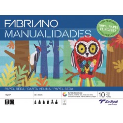 Imagen 1 - ▷ CUADERNO FABRIANO MANUALIDADES SEDA 33X24CM 10HJ COLORES SURTIDOS | Taine ▷ CUADERNO FABRIANO MANUALIDADES SEDA 33X24CM 10HJ COLORES SURTIDOS | Taine - Imagen 1
