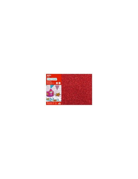 ▷ GOMA EVA APLI 3UDS PURPURINA ROJO 40X60 | Taine - Imagen 1