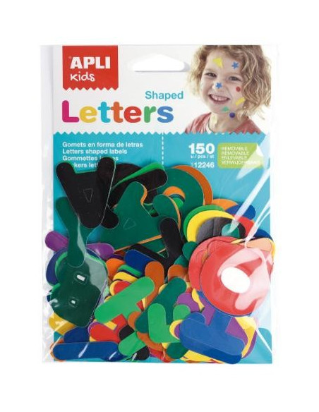 ▷ GOMETS LETRAS A-Z APLI REMOVIBLES BOLSA 12HJ 104 UDS.APLI | Taine - Imagen 1