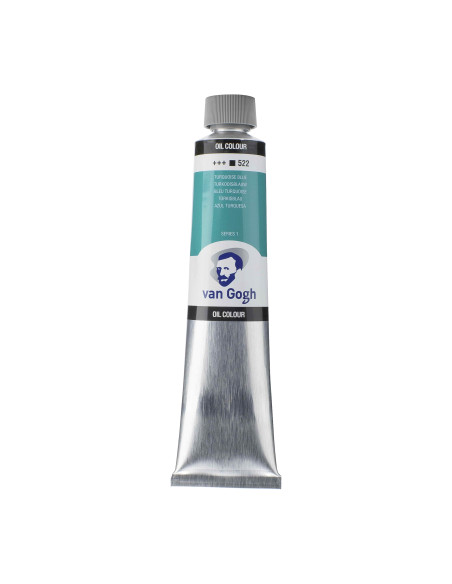 ▷ OLEO Nº522 AZUL TURQUESA VANGOGH 200ML | Taine - Imagen 1
