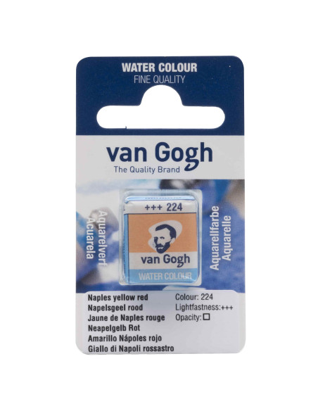 ▷ ACUARELA VAN GOGH Nº224 P M/C AMARILLO NAPOLES ROJIZO | Taine - Imagen 1