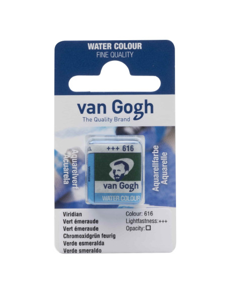 ▷ ACUARELA VAN GOHG VERDE ESMERALDA Nº616 P M/C | Taine - Imagen 1