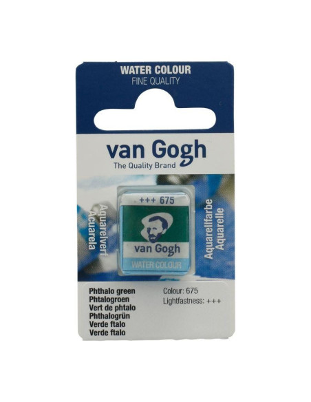 ▷ *ACUARELA VAN GOHG Nº675 P M/C VERDE FTALO | Taine - Imagen 1