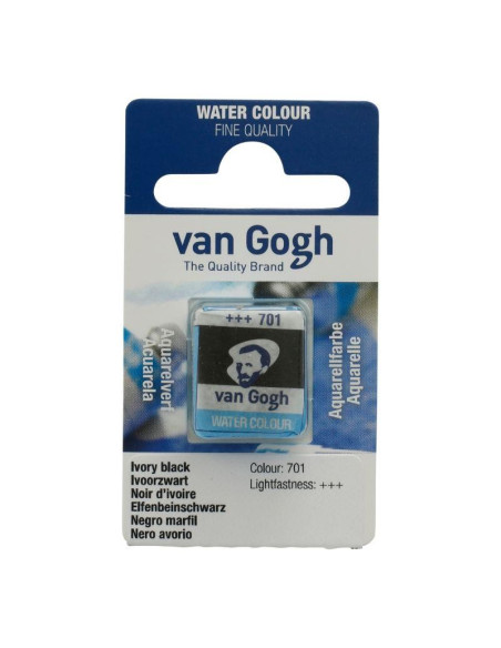 ▷ *ACUARELA VAN GOGH Nº701 P M/C NEGRO MARFIL | Taine - Imagen 1