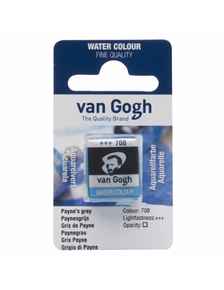 ▷ ACUARELA VAN GOHG Nº708 P M/C GRIS PAYNE | Taine - Imagen 1