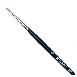 ▷ PINCEL REDONDO SINTETICO 301 MILAN M/C Nº3/0 | Taine - Imagen 1