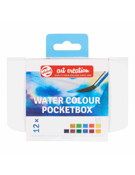 ▷ CAJA 12 UD ACUARELAS ARTCREATI TALENS 1/2 CUENCOS | Taine - Imagen 1