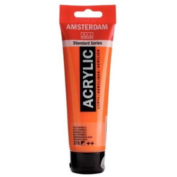 ▷ PINTURA ACRÍLICA AMSTERDAM TUBO 120ML ANARANJ.REFLEX | Taine - Imagen 1