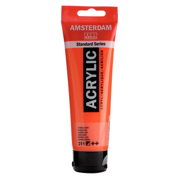 ▷ PINTURA ACRÍLICA AMSTERDAM TUBO 120ML BERMELLON | Taine - Imagen 1