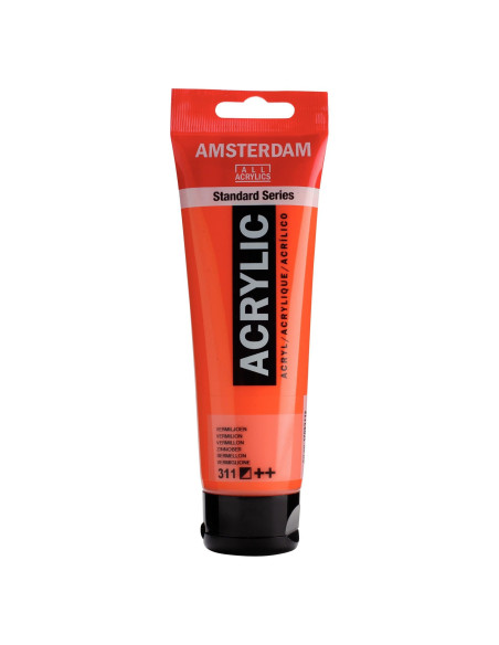 ▷ PINTURA ACRÍLICA AMSTERDAM TUBO 120ML BERMELLON | Taine - Imagen 1
