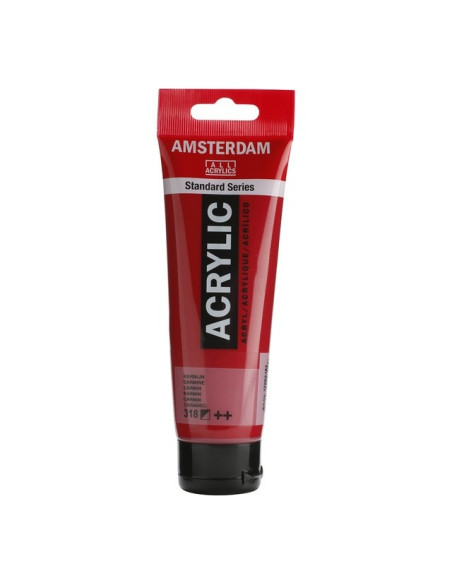 ▷ PINTURA ACRÍLICA AMSTERDAM TUBO 120ML CARMIN | Taine - Imagen 1