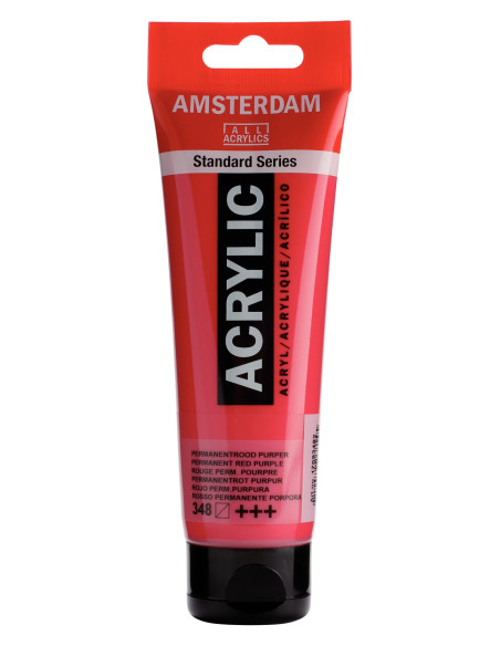 ▷ PINTURA ACRÍLICA AMSTERDAM TUBO 120ML ROJO PERM.PURP | Taine - Imagen 1
