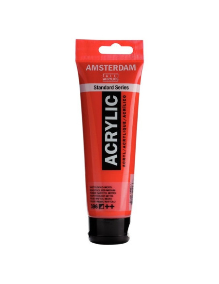 ▷ PINTURA ACRÍLICA AMSTERDAM TUBO 120ML ROJO NAFT.CL | Taine - Imagen 1