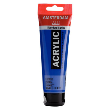 ▷ PINTURA ACRÍLICA AMSTERDAM TUBO 120ML AZUL U.MAR | Taine - Imagen 1