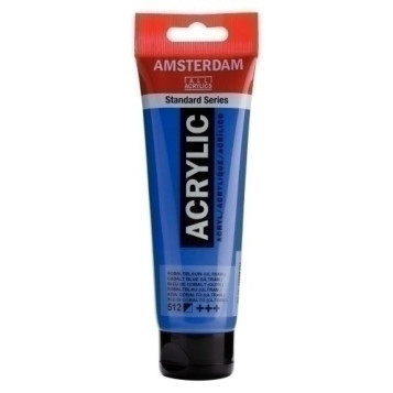 ▷ PINTURA ACRÍLICA AMSTERDAM TUBO 120ML AZUL COB.UMAR | Taine - Imagen 1