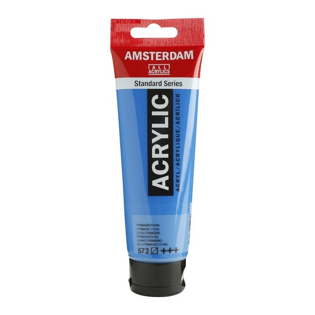 ▷ PINTURA ACRÍLICA AMSTERDAM TUBO 120ML CIAN PRIM | Taine - Imagen 1