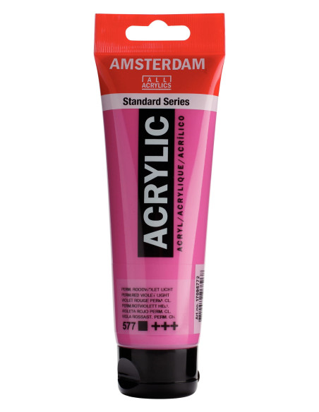 ▷ PINTURA ACRÍLICA AMSTERDAM TUBO 120ML VIOL.ROJO P.CL | Taine - Imagen 1