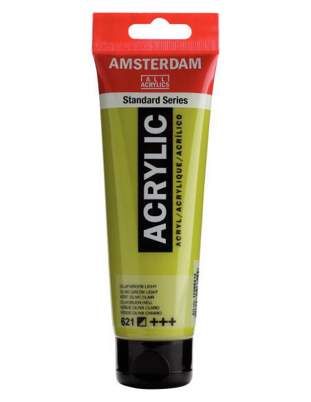 ▷ PINTURA ACRÍLICA AMSTERDAM TUBO 120ML VERDE OLIVA CL | Taine - Imagen 1