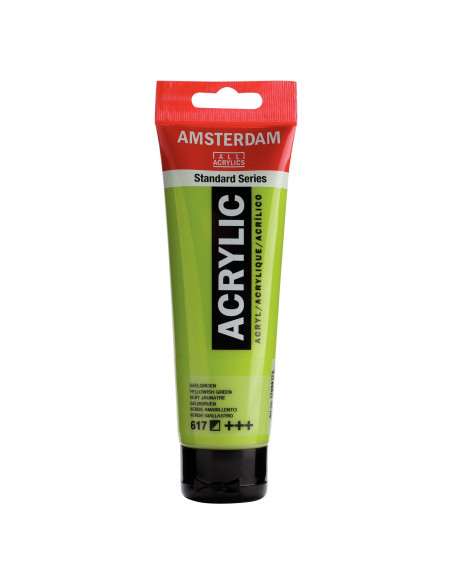 ▷ PINTURA ACRÍLICA AMSTERDAM TUBO 120MLVERDE AMARILLENTO CL | Taine - Imagen 1