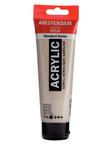 ▷ PINTURA ACRÍLICA AMSTERDAM TUBO 120ML GRIS CALIDO | Taine - Imagen 1