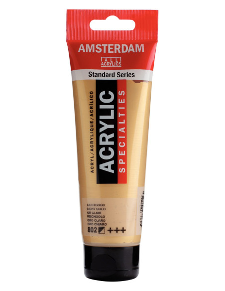 ▷ PINTURA ACRÍLICA AMSTERDAM TUBO 120ML ORO CLARO | Taine - Imagen 1