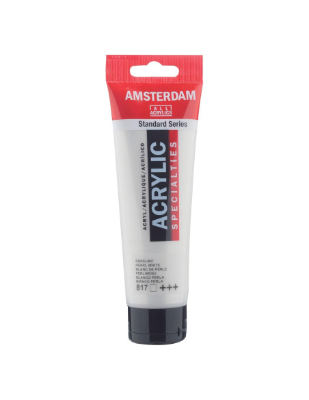 ▷ PINTURA ACRÍLICA AMSTERDAM TUBO 120ML BLANCO PERLA | Taine - Imagen 1