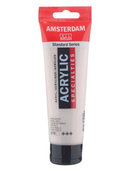 ▷ PINTURA ACRÍLICA AMSTERDAM TUBO 120ML ROJO PERLA | Taine - Imagen 1