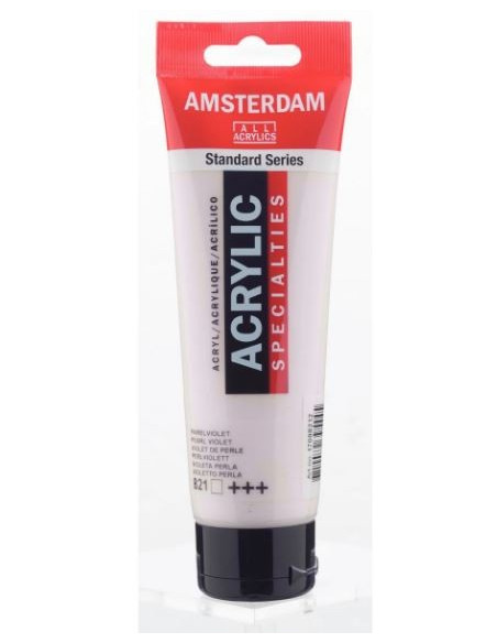 ▷ PINTURA ACRÍLICA AMSTERDAM TUBO 120ML VIOLETA PERLA | Taine - Imagen 1
