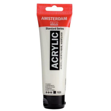 ▷ PINTURA ACRÍLICA AMSTERDAM TUBO 120ML AMARILLO METALICO | Taine - Imagen 1