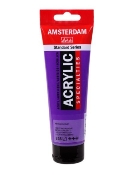 ▷ PINTURA ACRÍLICA AMSTERDAM TUBO 120MLVIOLETA METLICO | Taine - Imagen 1