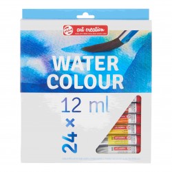 ▷ SET 24 TUBOS ACUARELA 12ML ARTCREATION | Taine - Imagen 1