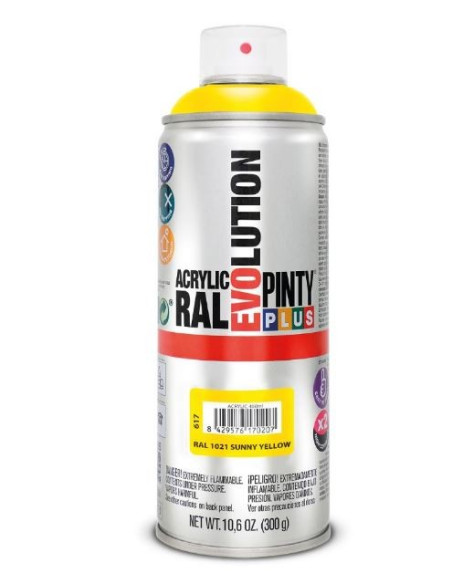 ▷ SPRAY ESM. ACRILICO RAL 400ML 1021 AMAR | Taine - Imagen 1