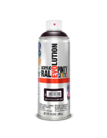 ▷ SPRAY ESM. ACRILICO RAL 400ML 9005 NEGRO | Taine - Imagen 1