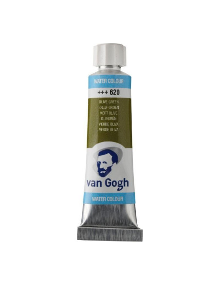 ▷ *TUBO ACUARELA VAN GOHG Nº620 VERDE OLIVA 10ML | Taine - Imagen 1