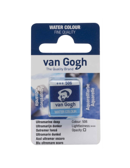 ▷ *ACUARELA VAN GOHG Nº506 P M/C AZUL ULTRAMAR OSC GO | Taine - Imagen 1