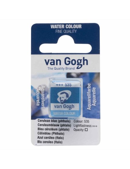 ▷ ACUARELA VAN GOGH Nº535 P M/C AZUL CERULFT | Taine - Imagen 1