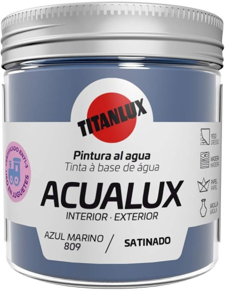 ▷ ACUALUX Nº809 AZUL MARINO 80ML | Taine - Imagen 1