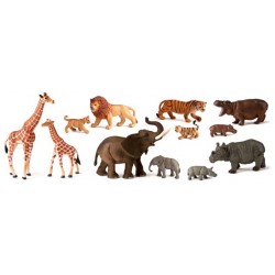 Imagen 1 - ▷ JUEGO MINILAND ANIMALES SELVA CON CRIAS 12 FIGURAS | Taine ▷ JUEGO MINILAND ANIMALES SELVA CON CRIAS 12 FIGURAS | Taine - Imagen 1