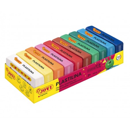 ▷ *BANDEJA JOVI 10 PLASTILINA 50GRS SURTIDA | Taine - Imagen 1