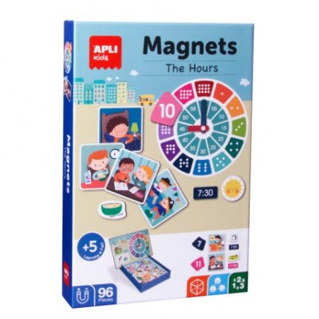 ▷ JUEGO APLI MAGNETS APRENDO LAS HORAS | Taine - Imagen 1
