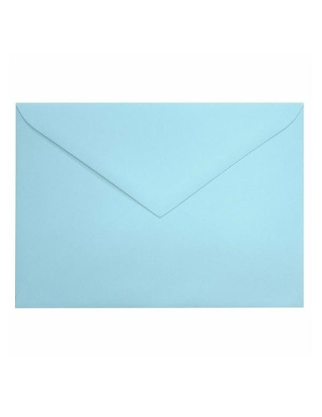 ▷ PQ.25 SOBRES AZUL CELESTE 12,5X18 ENGOMADO PICO | Taine - Imagen 1