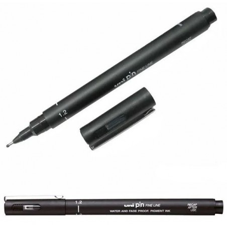 ▷ ROTULADOR UNIPIN CALIBRADO NEGRO 1,2 PIN | Taine - Imagen 1