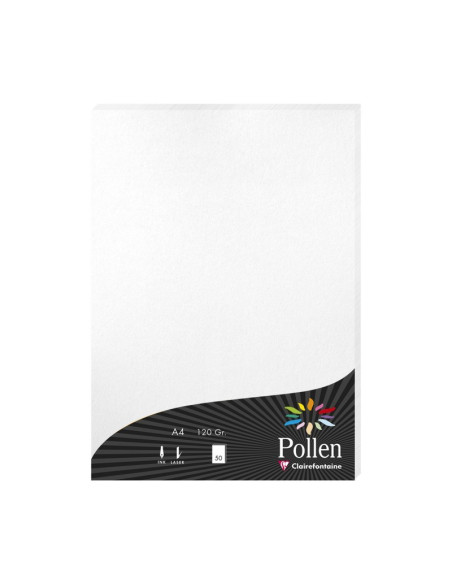 ▷ PQ 50 HOJAS POLLEN 210X297 OPALINA 120GRS | Taine - Imagen 1