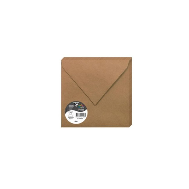 ▷ PQ 20 SOBRES POLLEN 165X165 NATURA 100% RECICLADO | Taine - Imagen 1