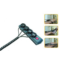 Imagen 1 - ▷ ORGANIZADOR FELLOWES CABLES 1,5M | Taine ▷ ORGANIZADOR FELLOWES CABLES 1,5M | Taine - Imagen 1