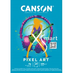 Imagen 1 - ▷ BLOC ENC 21x29,7 40H CANSON XSMART PIXEL ART 120g | Taine ▷ BLOC ENC 21x29,7 40H CANSON XSMART PIXEL ART 120g | Taine - Imagen 1