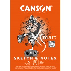 Imagen 1 - ▷ BLOC ENC 21x29,7 50H CANSON XSMART SKETCHyNOTES 90g | Taine ▷ BLOC ENC 21x29,7 50H CANSON XSMART SKETCHyNOTES 90g | Taine - Imagen 1